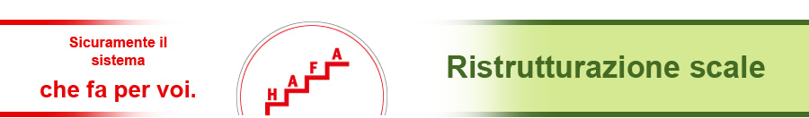 Sicuramente il sistema che fa per voi. - HAFA-Treppen® - Ristrutturazione scale