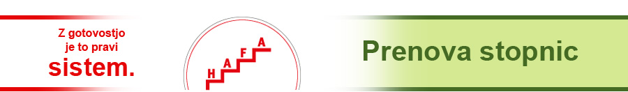 Z gotovostjo je to pravi sistem. - HAFA-Treppen® - Prenova stopnic
